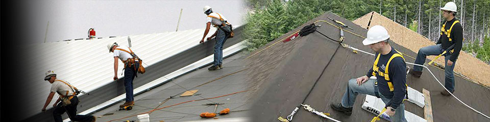 Workers on Roof