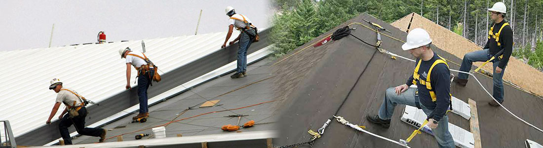 Roofing Men working on a roof